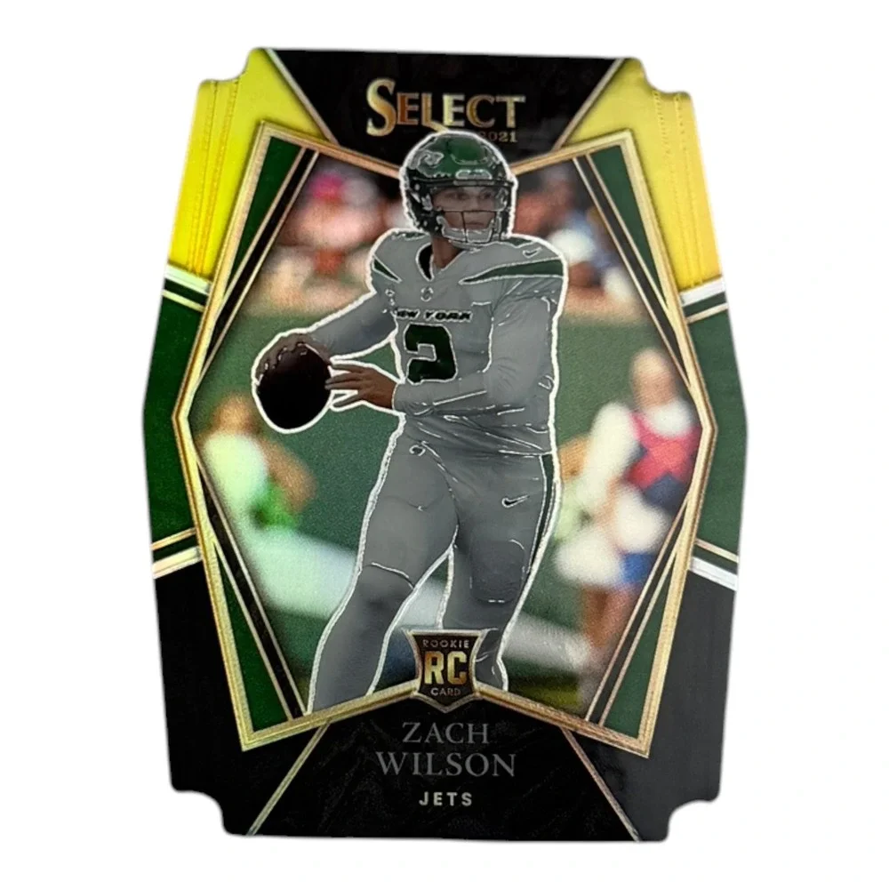 2021 Panini Select Zach Wilson Premier Level Die-Cut Rookie Card #144 NY Jets‎